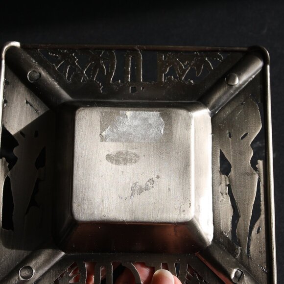 Las Vegas metal Ashtray square Showgirls Sphinx - Picture 4 of 4